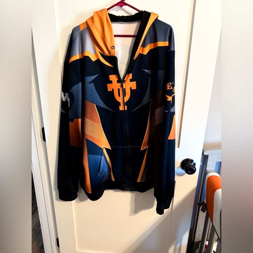 Texas Longhorn Black and Orange Graphic Hoodie